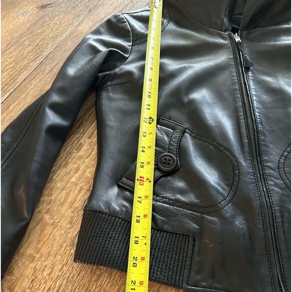 Authentic Hooded soft Leather Jacket - Picture 8 of 13